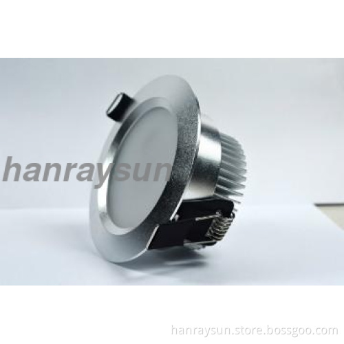 Aluminum 9W LED frosted cover down light